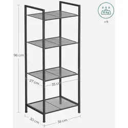 Bücherregale & Bücherschränke Schwarz von SONGMICS