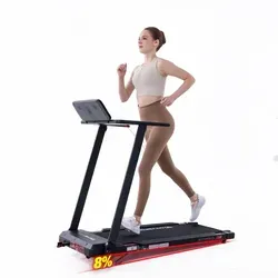 Laufband für Zuhause Klappbar mit Steigung 8%, Laufbänder 8KM/H, Treadmill for Home mit 2,0PS Motor , APP und Bluetooth, MAXLOAD 120KG