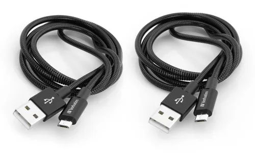 VERBATIM Kabel und Adapter -Kommunikation- 1x2 Verbatim Micro USB Kable Sync & C