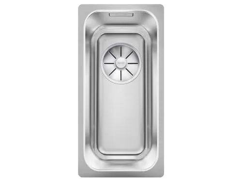 BLANCO SOLIS 180-U Edelstahl Spüle - Unterbauspüle für 30 cm breite Unterschränke, kratzfest und mit großem Beckenvolumen für optimale Nutzung und einfache Pflege.