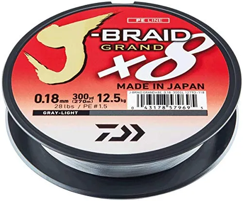 Daiwa - Fishing Braid J Braid Grand 18/100 135 M - Gray - 12793018