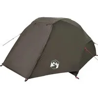 Angelzelt 5 Personen Braun Wasserdicht