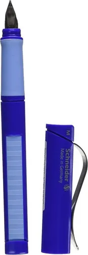 Schneider Füller Schneider Füller Base (Rechts,Edelstahlfeder M, Tintenpatrone)blau