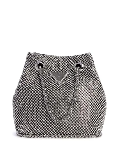 GUESS Zalina Mini Pouch Silver in silber von GUESS