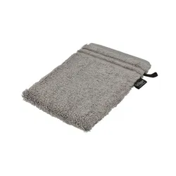 VOSSEN Waschhandschuh Vienna Supersoft , grau , Maße (cm): B: 16