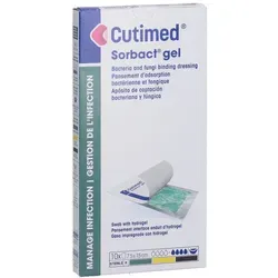 Produktbild Cutimed Sorbact Gel Kompressen 7,5x15 cm