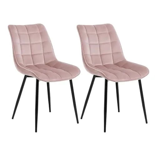 WOLTU Esszimmerstühle 2er Set in pink von WOLTU