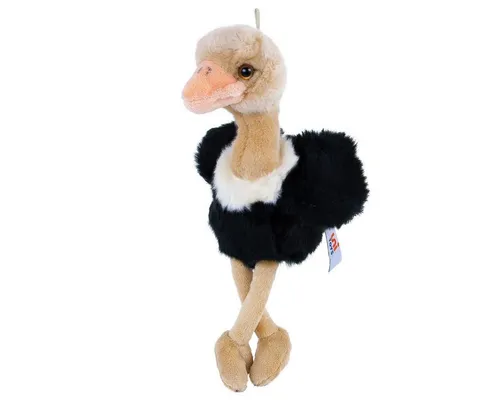 Teddys Rothenburg Kuscheltier Strauß 28 cm Plüschvogel Plüschstrauß