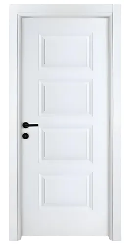 Designer Innentür BY-513 mit PVC-Beschichtung - Moderne Innentür in Weiß, 96 x 209 cm, ideal für jeden Raum. Robuste Holzwerkstoffe mit 2 Jahren Herstellergarantie. Perfekt für stilvolle Wohnräume.