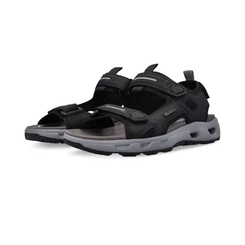 Salamander Herren Sandale E31-AWW80-5000-1000 schwarz, Größe 43 - Die schwarze Herren-Sandale mit Klettverschluss bietet individuellen Tragekomfort. Das weich gepolsterte Fußbett und die leichte Sohle garantieren angenehmes Gehen, ideal für Freizeit und Alltag.
