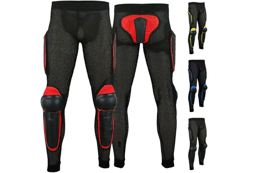 German Wear Protektorenhose für Motorrad und Motocross in rot von German Wear