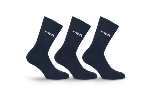 Fila Socken (3 Paar) mit feinem Rippenbündchen