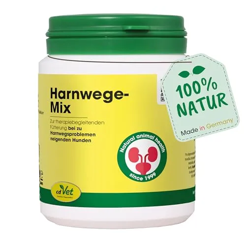 HarnwegeMix 80 g - Ergänzungsfuttermittel für Hunde und Katzen zur Unterstützung der Harnwege. Ideal bei Harnwegsproblemen und zur optimalen Versorgung mit Vitaminen und Kräutern für gesunde Organfunktionen.