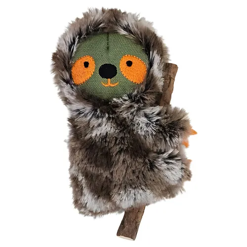 Nobby Katzenspielzeug Faultier 13 cm mit Catnip für Katzen Spielzeug Spaß