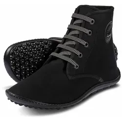 leguano Chester Light Schwarz 39 - Barfußschuh für Outdoor und Alltag - Wanderschuhe mit flexibler Sohle für maximalen Komfort. Ideal für Wanderungen und den Alltag, schützt der Kurzstiefel die Knöchel und hält die Füße warm.