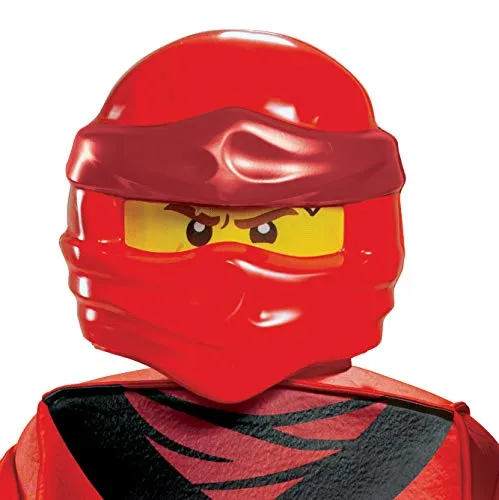 Metamorph Verkleidungsmaske Lego Ninjago Kai Legacy - Kostüm-Masken für Kinder, offiziell lizenzierte Ninjago-Heldenmaske aus robustem PETG, perfekt für Fasching und Karneval ab 6 Jahren.