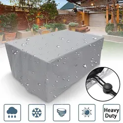 Rechteckige Abdeckhaube für Gartenmöbel 230x130x80cm – Wetterfest und Strapazierfähig