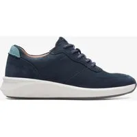 Un Rio Sprint Navy Nubuk-Sneaker