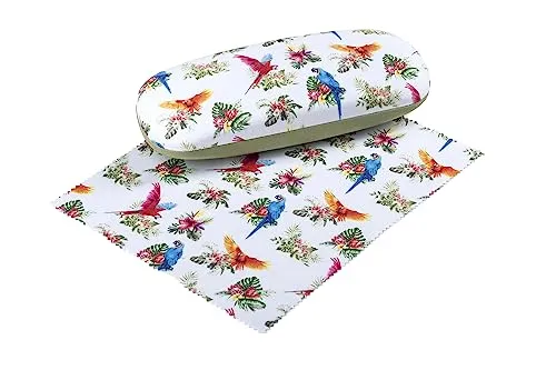 Brillenputztücher mit Motivdruck in verschiedenen Kombinationen (Flora, Microfasertuch mit Etui)