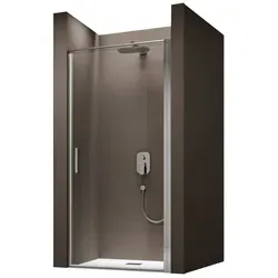 doporro Dusch-Drehtür Teramo36, 90x195 cm - Duschkabine mit Einscheibensicherheitsglas, bietet höchste Sicherheit und ein modernes Design für Ihr Badezimmer.