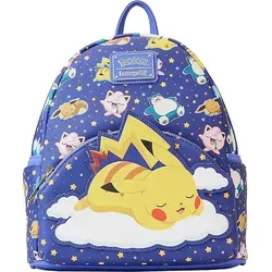 Pokemon Sleeping Pikachu and Friends Rucksack 26cm von Loungefly