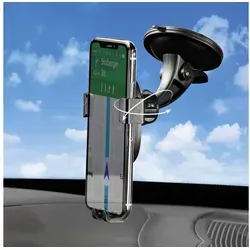 Kremer Smartphone-Halterung Universal KFZ-Smartphonehalterung fürs Auto KFZ Windschutzscheibe schwarz