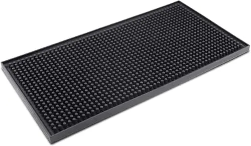 KYONANO Tampermatte, 32x15cm Tamping Matte aus Silikon, Kaffee Tamper Matte Anti-Rutsch, Kaffee Stampfmatte Espresso Tampermatte für Siebträger, Tamper Ablage, Bar Zubehör Barista Zubehör