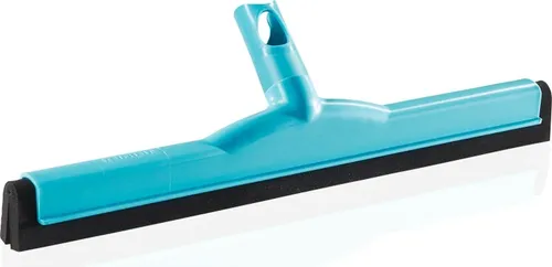 Leifheit Wasserschieber Aufsatz mit Dura-Flex Gummilippe - Nass- & Trockenmopps für den Haushalt - Effizientes Abziehen mit 45 cm Wischbreite für streifenfreie Reinigung von Fliesen und Steinböden, kompatibel mit Click-System für flexible Handhabung.