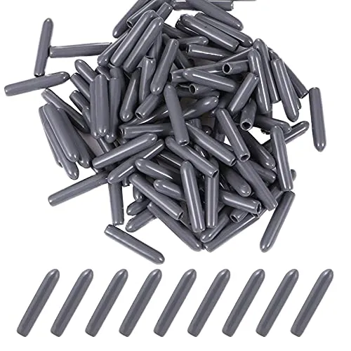 Stück Premium Spülmaschinen Gestell Abdeckkappen Set YUTOU 3 * 25mm PVC Rack Abdeckung für Spülmaschine Rostschutz Abdeckkappen Universal Schutzkappen für Spülmaschinen Körbe(Grau) 100