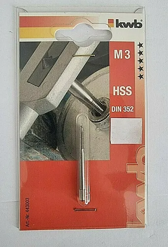 Produktbild KWB HSS 443003 Einschnitt- Gewindebohrer M3