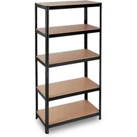 Schwerlastregal für Werkstatt und Garage - Robustes Lastenregal mit 5 Böden, belastbar bis 875 kg, ideal für Werkstätten und Garagen. Hergestellt aus hochwertigem Stahl für maximale Stabilität.