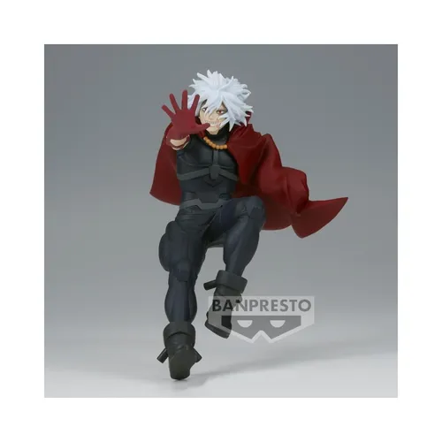 Banpresto BP88593P Tomura Shigaraki Actionfigur - Actionfigur aus My Hero Academia, 13 cm, handgefertigt aus PVC, ideal für Sammler und Anime-Fans, inklusive Basisständer und in versiegelter Verpackung.