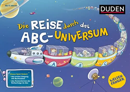 Weltenfänger: ABC-Spiel: Dieses Spiel fördert: - den ersten Umgang mit Buchstaben, - das Kennenlernen der Reihenfolge im Abc
