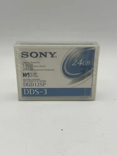 Produktbild Sony DGD125P Data Cartridge Magnetband / DDS 3 / 12GB / NEU & OVP NOS