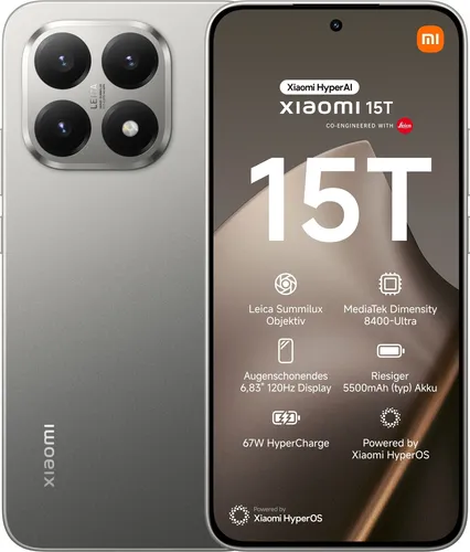 Xiaomi 15T 12GB/256GB Gray von Xiaomi