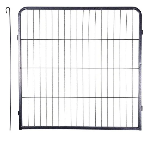 maxxpro Kleintierkäfig Laufstall 210 x 80 cm - Schwarz - Faltbarer Spielstall für Kleintiere mit 8 Paneelen und Tür, vielseitig formbar und ideal für sicheres Spielen und Entdecken.