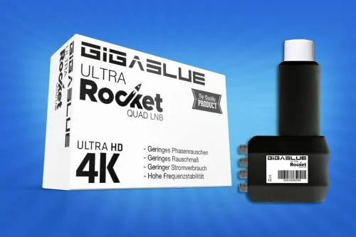 GigaBlue Ultra Rocket Quad LNB 0,1dB