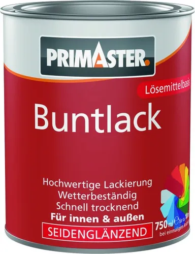 Primaster Buntlack 750 ml hellelfenbein seidenmatt Lack