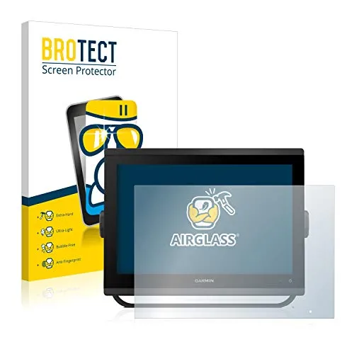 Produktbild BROTECT Schutzglas für Garmin GPSMAP 1223 Schutzfolie Panzer Folie Glas [Extrem Kratzfest 9H, Anti-Fingerprint, Ultra-Transparent]