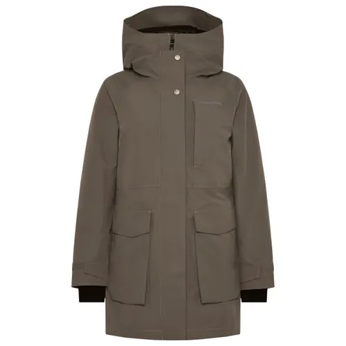Didriksons Harriet WNS Parka mocha brown (F07) 44 - Mäntel & Parkas für Damen, wasser- und winddicht mit verstellbarer Kapuze für optimalen Schutz bei jedem Wetter.