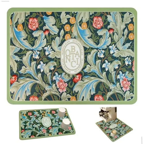 kaffeemaschine Unterlage, Superabsorber Kieselgur Kaffeemaschine Abtropfmatte, Abtropfmatte Geschirr, 30*40cm Wasserdichte Unterlage, Geeignet für Küchen, Kaffeemaschinen, Waschbecken und Bäder