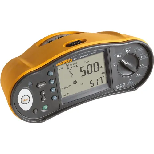 Fluke FLK-1662 CH Installationstester - VDE-Prüfgeräte, benutzerfreundlicher Installationstester mit umfassenden Messfunktionen und der bekannten Zuverlässigkeit von Fluke für präzise Prüfungen.