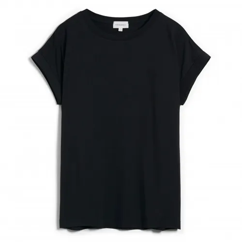 ARMEDANGELS Women's Idaa Logo T-Shirt in Schwarz, Größe M von ARMEDANGELS