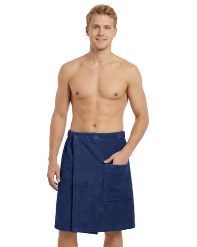 Laynenburg Saunatuch Aunakilt Herren in blau von Laynenburg