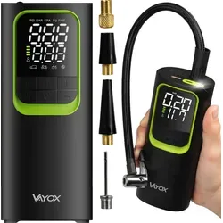 Akku Luftpumpe 8000mAh – Tragbarer Mini Kompressor mit LCD-Display