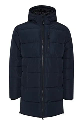 Project Tibor Steppjacke Herren Parka - Funktionsjacke mit warm gefüttertem Steppdesign, hochabschließendem Kragen und praktischen Taschen für optimalen Komfort im Winter.