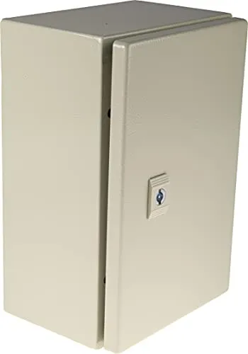 Produktbild RS PRO Stahl Wandgehäuse RAL 7032 IP66, HxBxT 300 mm x 200 mm x 150mm