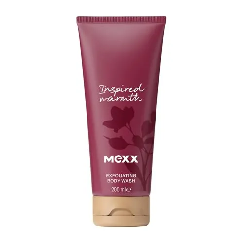 Produktbild Mexx Inspired Warmth Duschpeeling, fruchtiges Körperpeeling mit stimmungsaufhellenden Eigenschaften, 200 ml