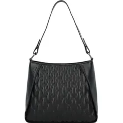 Gabor bags Benira Damen Hobo Bag - Mittelgroß, Schwarz - Damen-Schultertaschen in klassischem Design mit 3D-Steppung, ideal für den Alltag. Praktisch mit Reißverschlussfächern und flachem Henkel für hohen Tragekomfort.