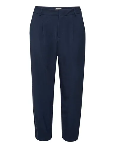 KAFFE 7/8-Hose Merle - Falten für eleganten Look - Hosen mit klassischem Schnitt, hoher Taille und knöchellanger Carrot-Passform für stilvolle Outfits.
